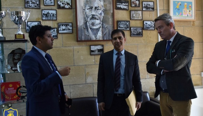 Visit by the High Commissioner of India